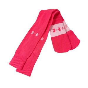 New Under Armour Womens XL Neon Pink Soccer Sports Over The Knee Socks